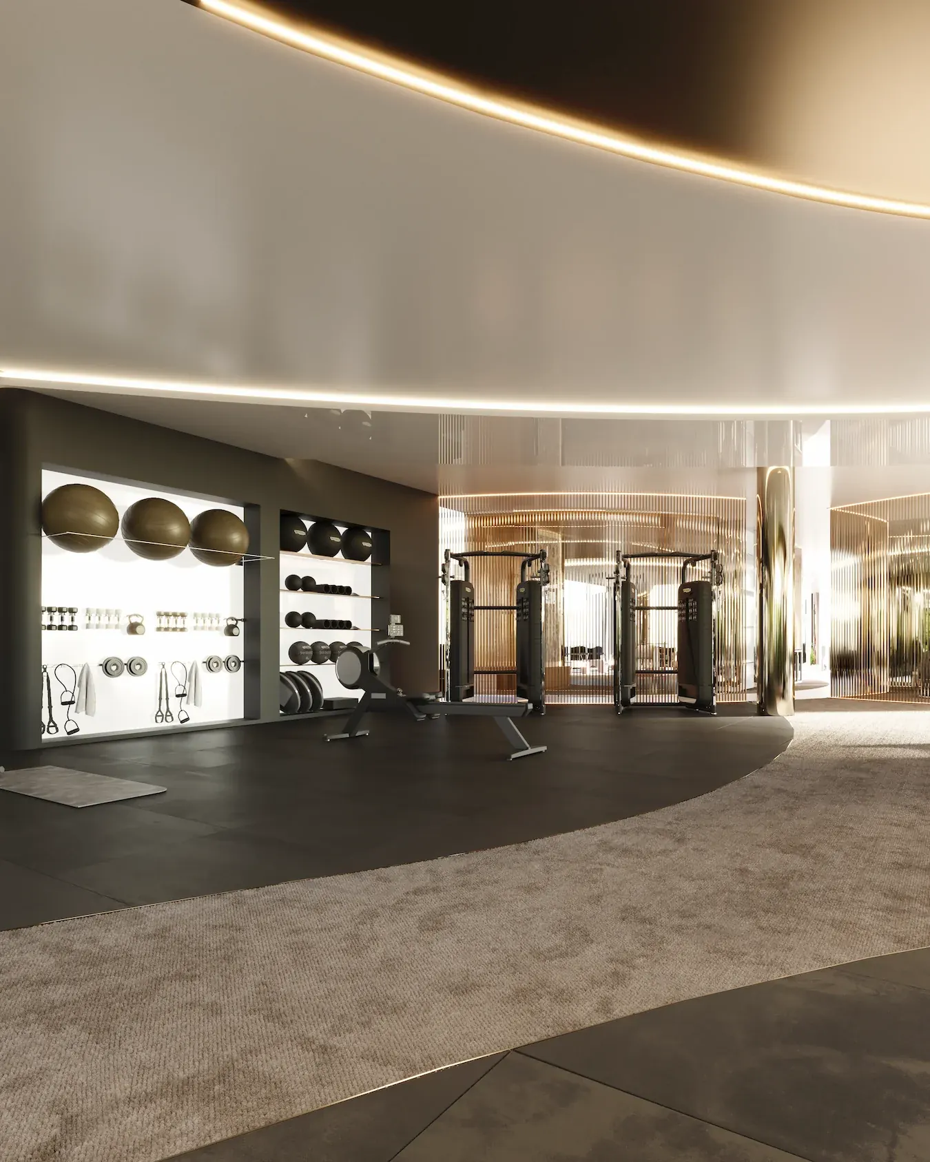 Athletic Club: training environment