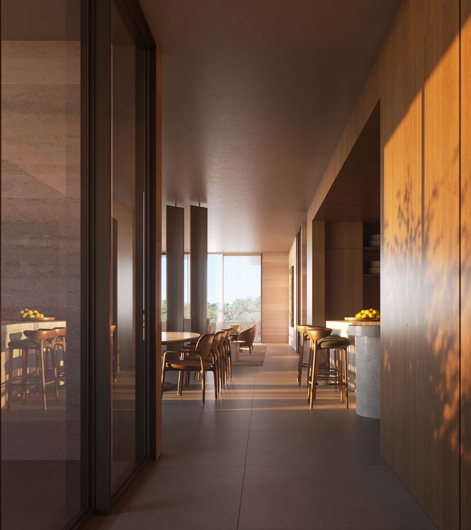 Interior design by Patricia Anastassiadis using organic materials